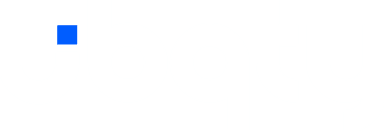 Wordmark White + Blue